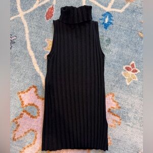 J Crew Ribbed Knit Turtleneck Tank